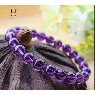Vòng tay đá tự nhiên tím HANMYNGHE
