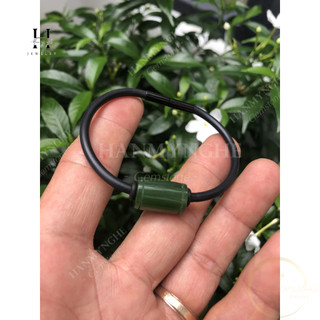 Vòng tay lu thống đá ngọc bích HANMYNGHE