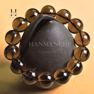 vòng tay phong thủy khói 16mm( Mệnh Kim & Mệnh Hoả )