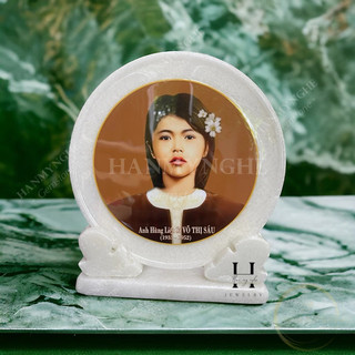 Đĩa đá in ảnh Anh Hùng Liệt Sĩ Võ Thị Sáu 20 cm HANMYNGHE