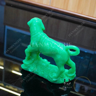 Chó đá bột đá đúc dài 19cm HANMYNGHE