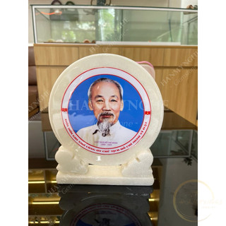 Đĩa đá in ảnh Bác Hồ đk 20 cm HANMYNGHE