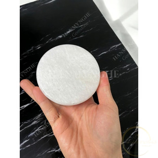 Đế thắp nến thơm hoặc xông trầm đá tự nhiên nguyên khối 9cm HANMYNGHE