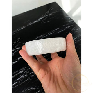 Đế thắp nến thơm hoặc xông trầm đá tự nhiên nguyên khối 9cm HANMYNGHE