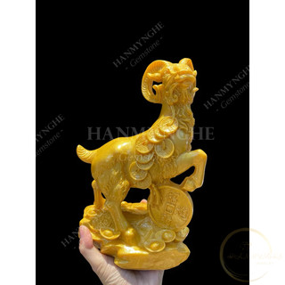Dê bột đá đúc phong thuỷ cao 25 cm HANMYNGHE