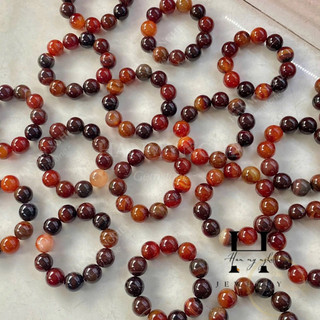 Vòng tay đá mã não tự nhiên 20mm HANMYNGHE