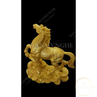 Tượng ngựa phong thuỷ cao 25 cm bột đá đúc HANMYNGHE