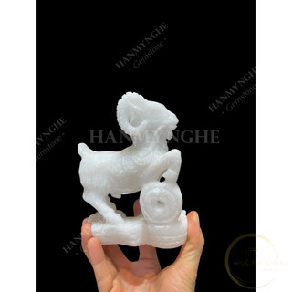 Dê đá phong thuỷ đá nguyên khối tự nhiên cao 15 cm HANMYNGHE