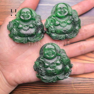Di lặc đá ngọc cẩm thạch tặng kèm dây đeo cổ HANMYNGHE