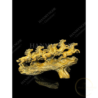 Tượng bát mã truy phong bột đá đúc HANMYNGHE