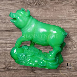 Con Heo bột đá đúc dài 17cm HANMYNGHE