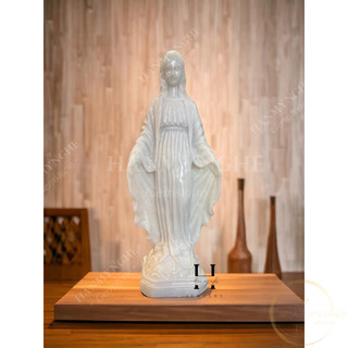 Tượng đức mẹ maria 30cm bột đá đúc HANMYNGHE