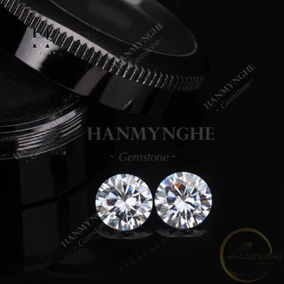 Viên kim cương Moissanite kèm giấy kiểm định GRA và in mã cạnh HANMYNGHE