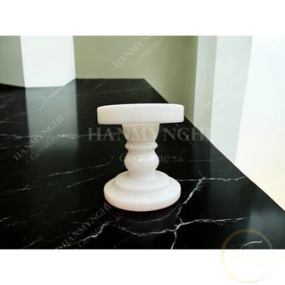 Chân nến đá tự nhiên nguyên khối cao 10cm HANMYNGHE