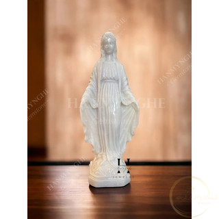 Tượng đức mẹ maria 30cm bột đá đúc HANMYNGHE