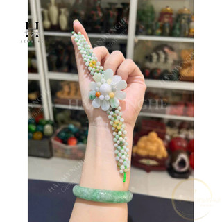 vòng tay đá ngọc jade tự nhiên HANMYNGHE