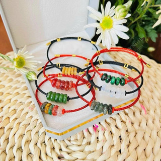 Vòng tay ngũ điếu đá tự nhiên trường thọ phú quý HANMYNGHE
