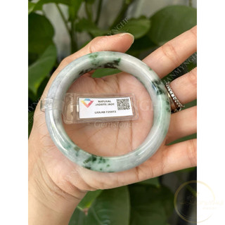 Vòng tay đá ngọc cẩm thạch A kèm giấy kiểm định liulad HANMYNGHE