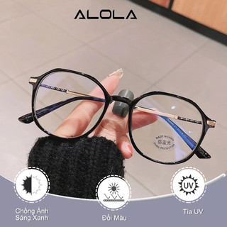 Gọng Kính Nam Nữ ALOLA Kính Mắt Chông Tia UV Ánh Sáng Xanh Đổi Màu Khi Ra Nắng