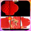 Combo 10 Đèn Lồng Nilon Tổ Ong Trang Trí Tết 2026 Xuân Bính Ngọ – Đèn Lồng Truyền Thống Nhiều Size 11-35cm TET