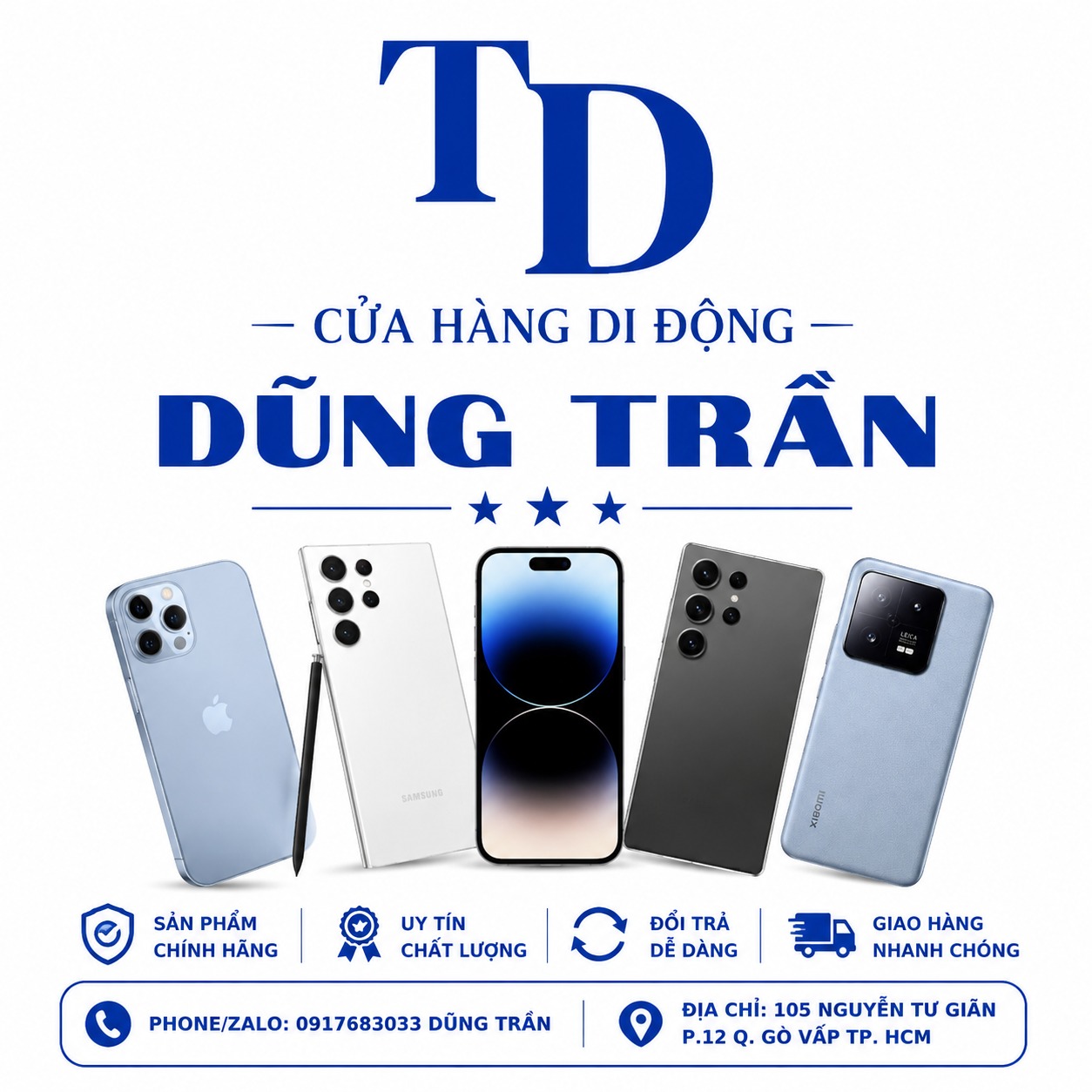 Di động Dũng Trần Mobile, Cửa hàng trực tuyến | BigBuy360 - bigbuy360.vn