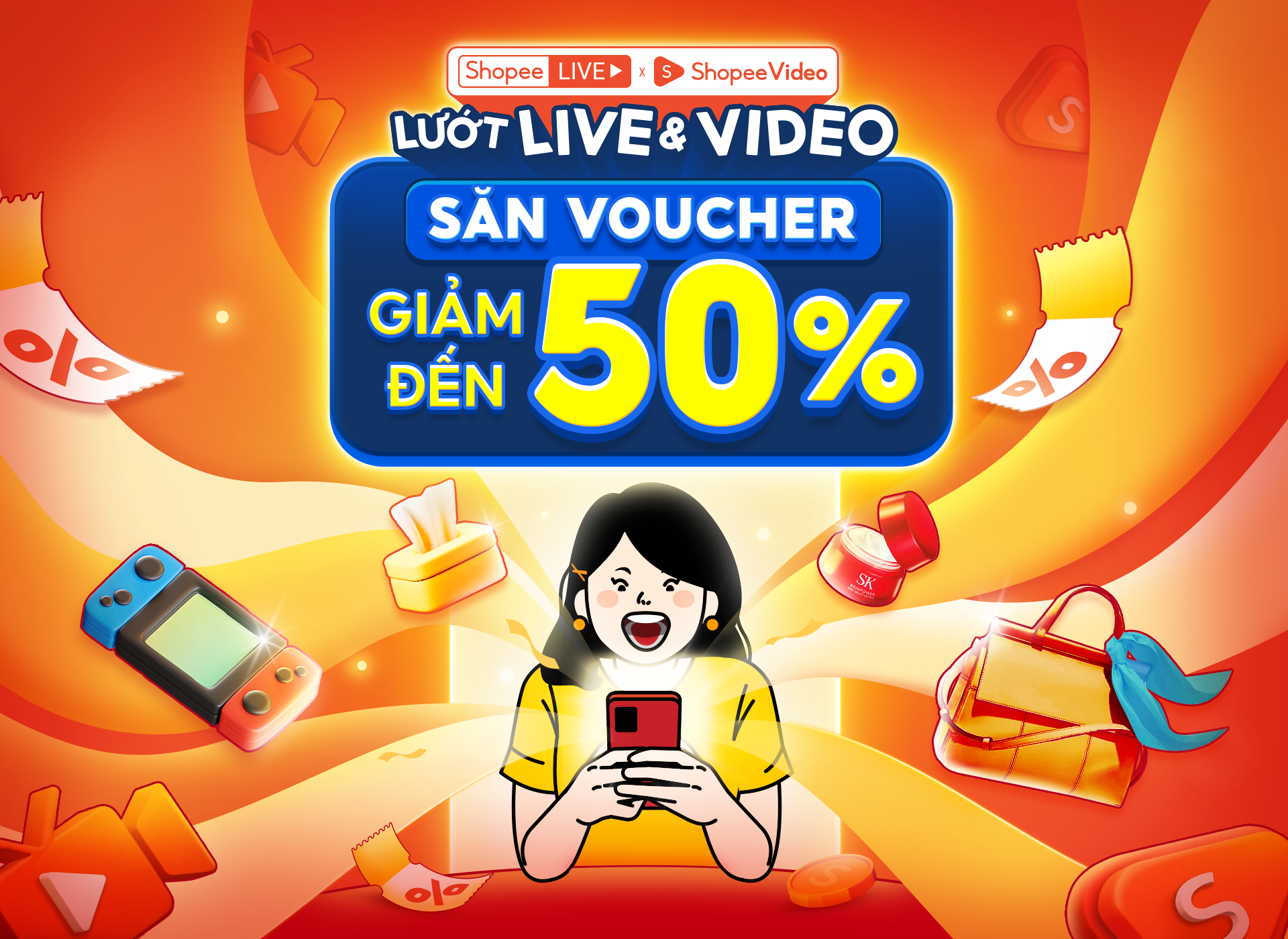 Lướt Shopee Video Săn Voucher Giảm Tới 50% | Shopee Việt Nam