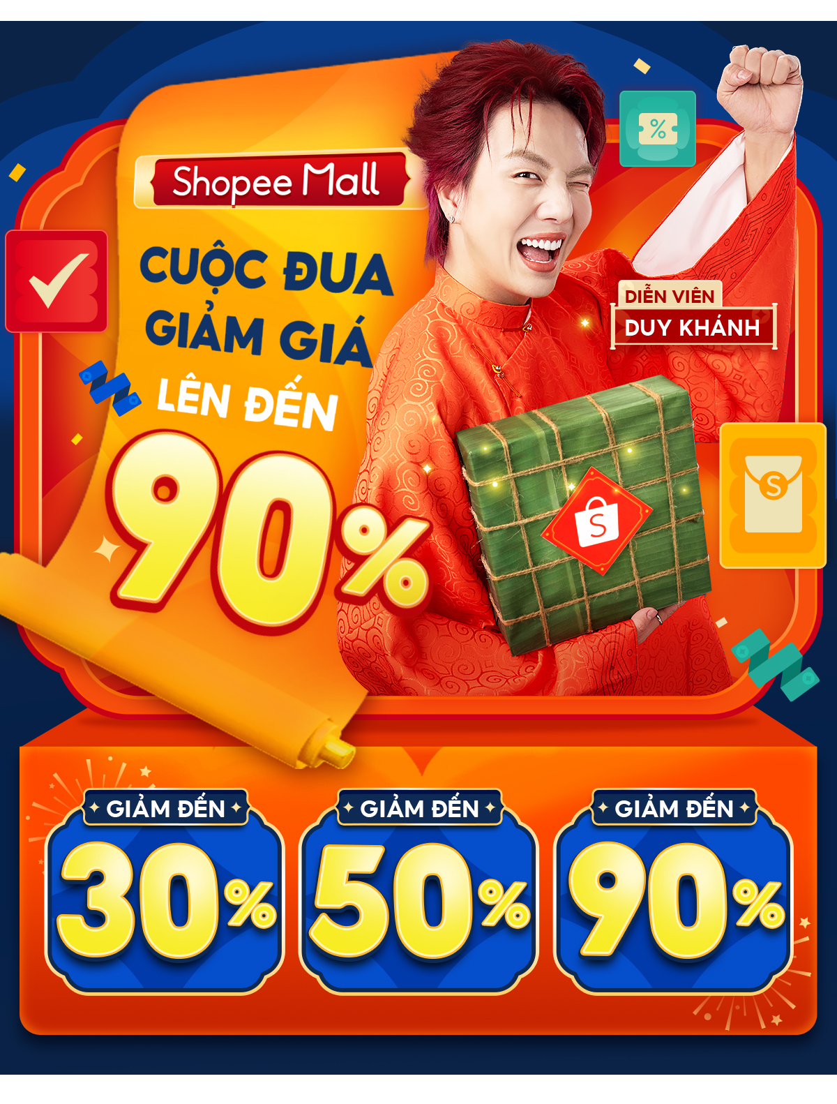 Lì Xì Deal Đến 90% | Tết Sale Freeship 2025 | Shopee Việt Nam