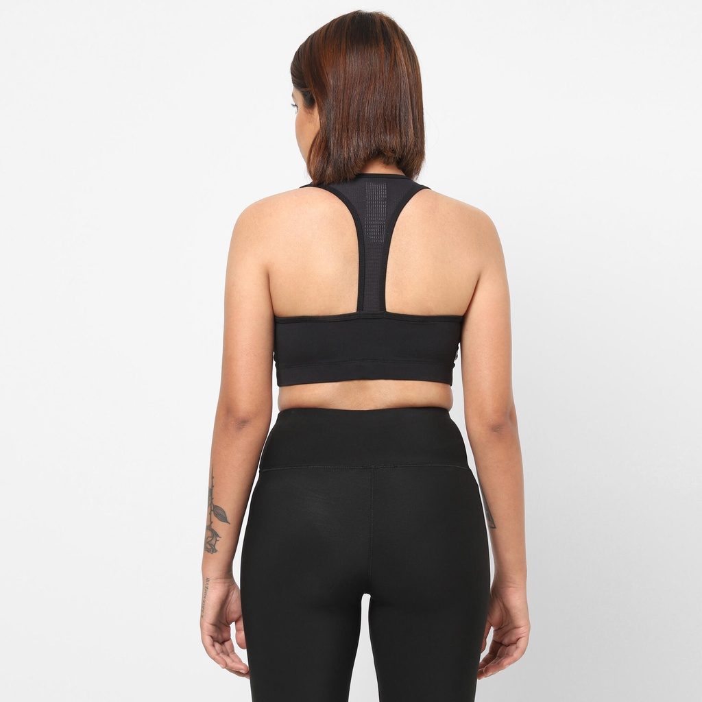 Ảnh Áo bra tập cardio fitness 100 cho nữ DECATHLON Đen mã 8503299 4