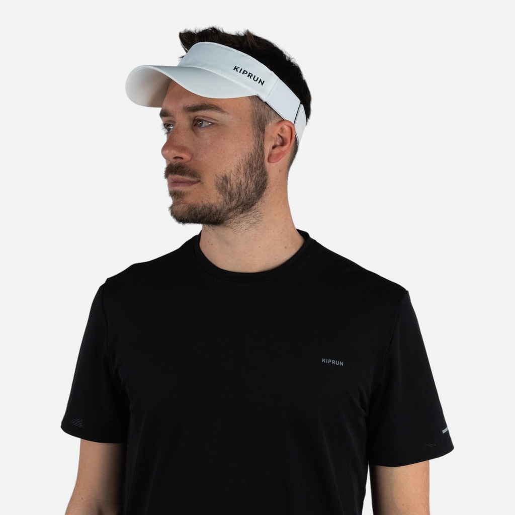 Ảnh Mũ lưỡi trai nửa đầu nữ DECATHLON Kiprun V2 trắng mã 8873737 1