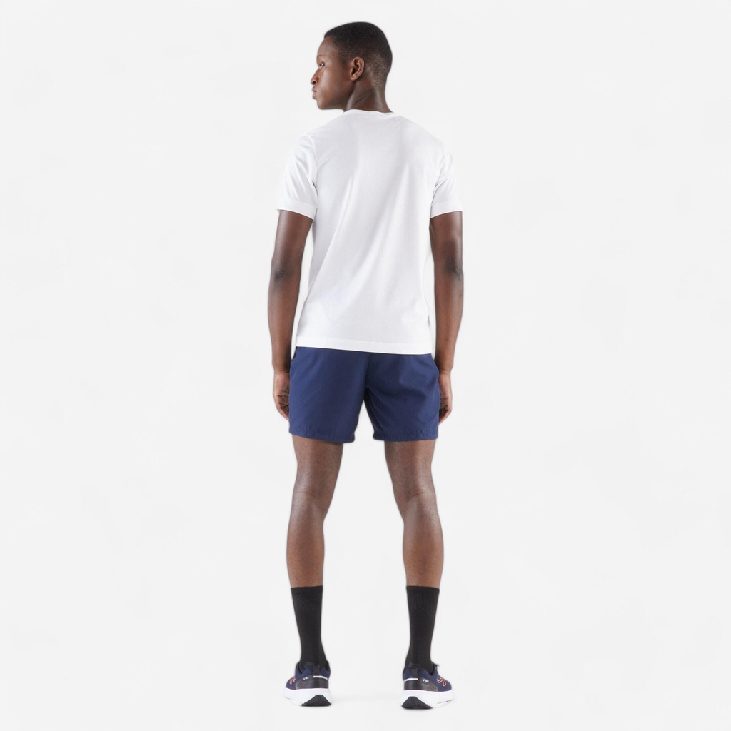Ảnh Quần short chạy bộ nam DECATHLON Run 100 xanh dương mã 8903130 4