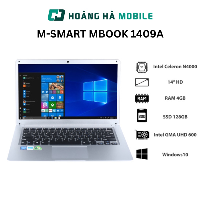 Laptop M-SMART MBOOK 1409A (Celeron-N4000/4GB/128GB/14