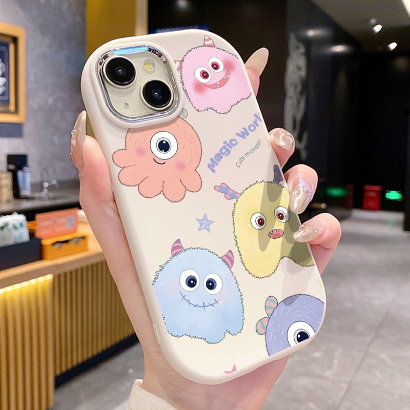 Ốp Lưng Realme 5 5i 5s 6i C3 C3i 8 Pro 8i Narzo 50 Ốp Vỏ quái vật dễ thương