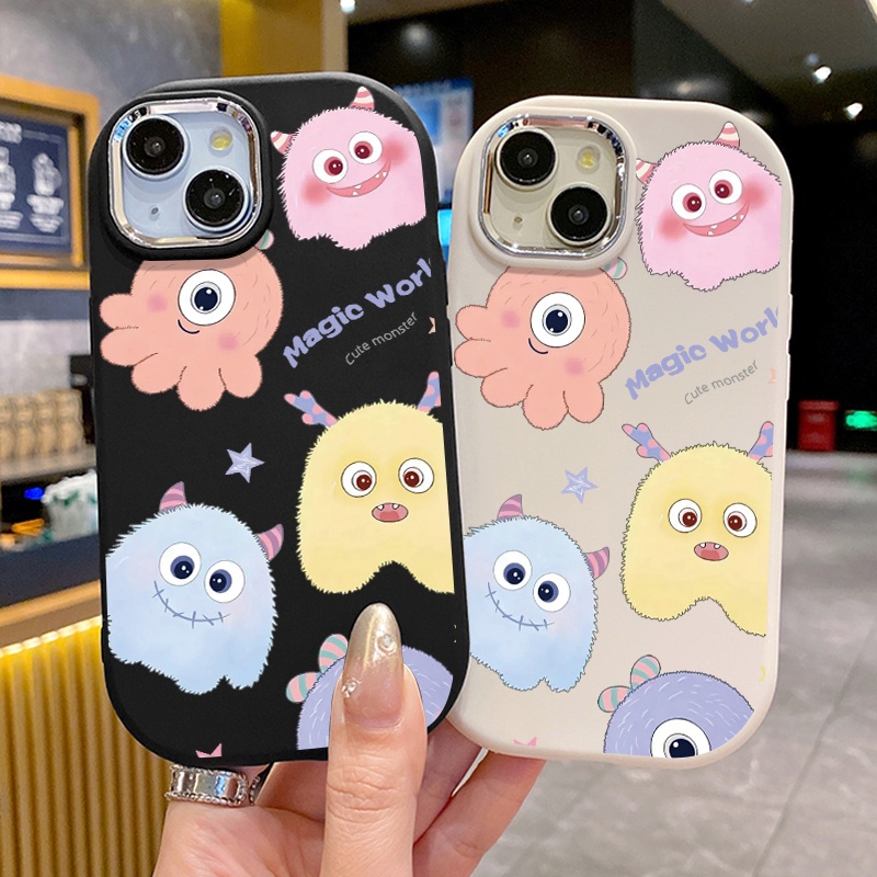 Ốp Lưng Realme 5 5i 5s 6i C3 C3i 8 Pro 8i Narzo 50 Ốp Vỏ quái vật dễ thương