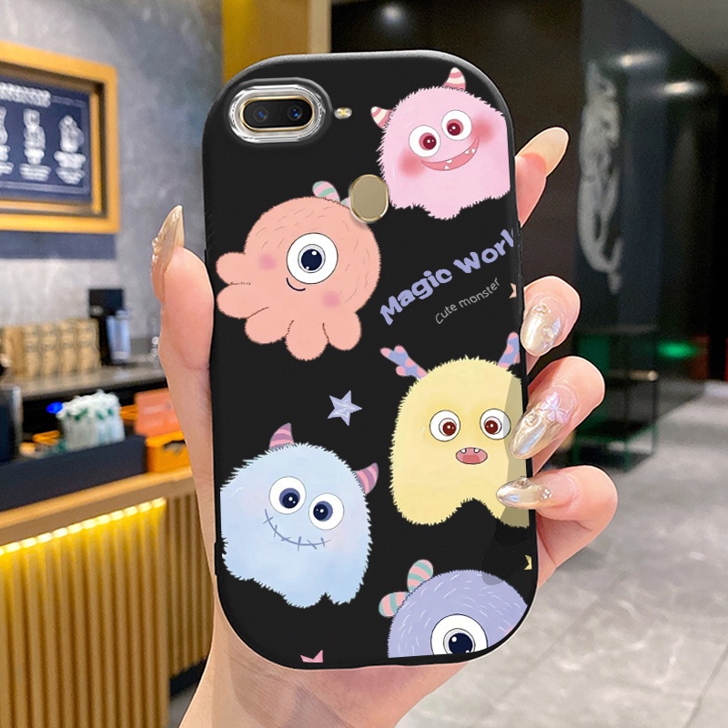 Ốp Lưng OPPO A7 A5s A12 A12s A11k Ốp Vỏ quái vật dễ thương
