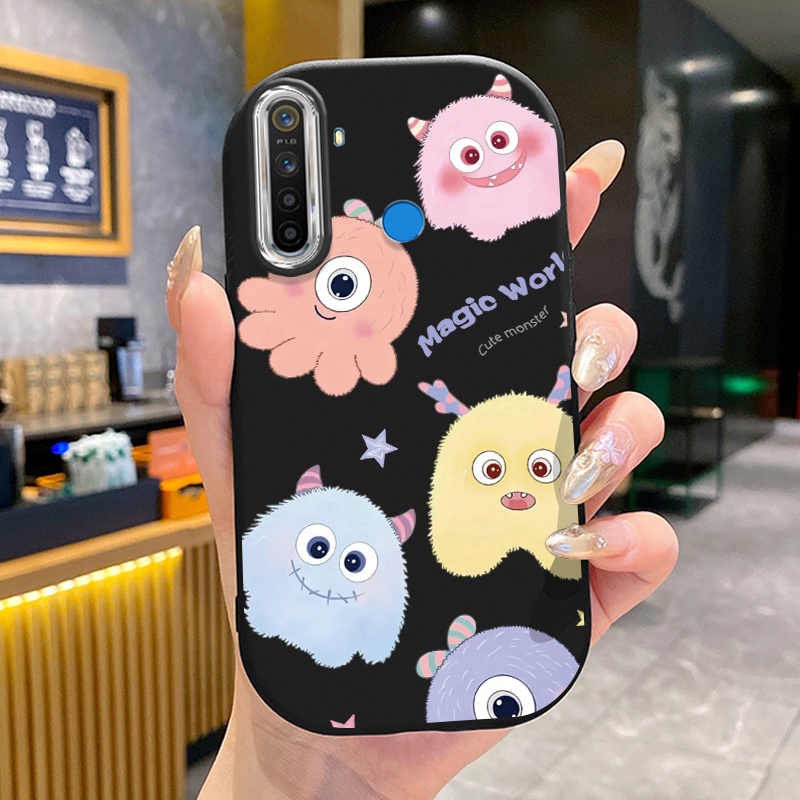 Ốp Lưng Realme 5 5i 5s 6i C3 C3i 8 Pro 8i Narzo 50 Ốp Vỏ quái vật dễ thương