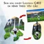 Skin dán chuột Logitech G402 mẫu đá đen xếp lẫn | Miếng dán Film 3M chống trơn trượt