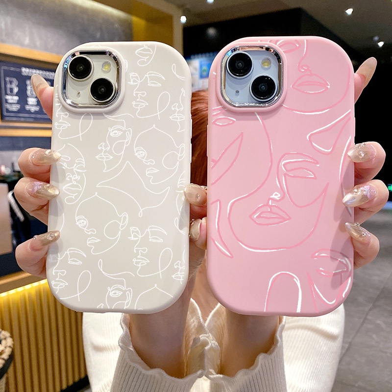 Ốp Lưng iPhone 6 Plus 6s Plus 7 Plus 8 Plus X Xs Max Xr 11 Pro Max Case Sáng tạo Vẽ UA0132