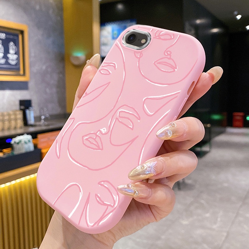 Ốp Lưng iPhone 6 Plus 6s Plus 7 Plus 8 Plus X Xs Max Xr 11 Pro Max Case Sáng tạo Vẽ UA0132