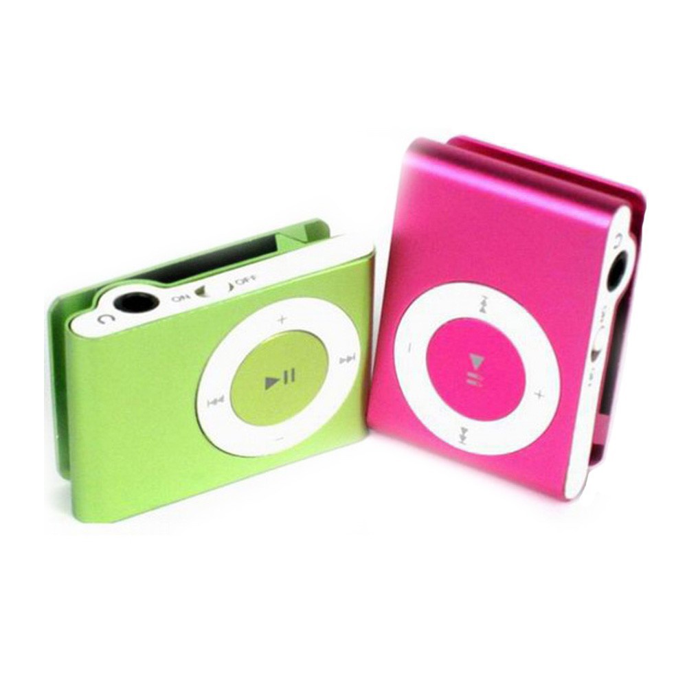 Máy Nghe Nhạc Mp3 Vỏ Nhôm Cao Cấp Kèm Tai Nghe Và Cáp Sạc