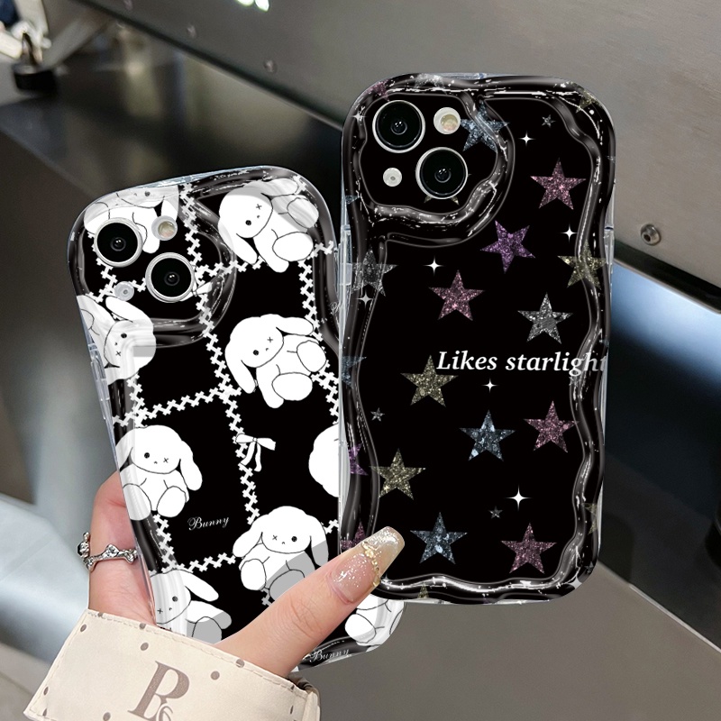 Ốp Lưng OPPO A7 A5s A5 A3s A12e A12 A12s A11k Realme C1 Case Trong suốt Ngôi sao Nhỏ Dễ thương Z5195