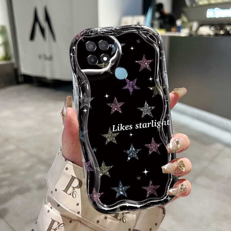 Ốp Lưng OPPO A15 A15s A35 4G Case Trong suốt Ngôi sao Nhỏ Dễ thương Z5195