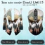 Skin dán chuột DareU LM115 mẫu cảnh rừng GSM171 | Miếng dán chống trơn trượt