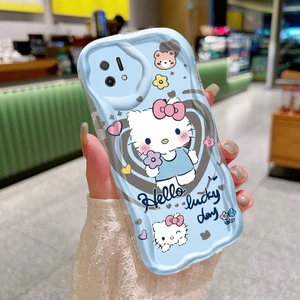 Ốp Lưng OPPO A16K A16E Case Trong suốt Hoạt hình Mèo Nhỏ Dễ thương