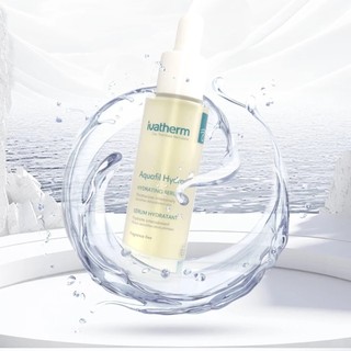 (TEM CÔNG TY) Tinh chất dưỡng ẩm phục hồi và trẻ hoá Ivatherm Aquafil Hydra Hydrating Serum 30ml