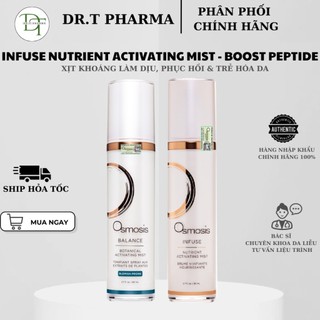 (TEM CÔNG TY) Xịt Khoáng Thanh Lọc Da Osmosis Infuse Nutrient Activating Mist - BOOST Peptide