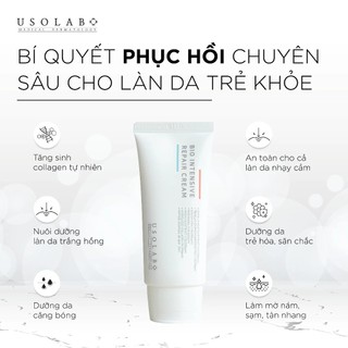 (TEM CÔNG TY) Kem dưỡng ẩm tế bào gốc USOLAB Bio Intensive Repair Cream - Phục hồi và tái tạo da, giảm kích ứng (50ml)