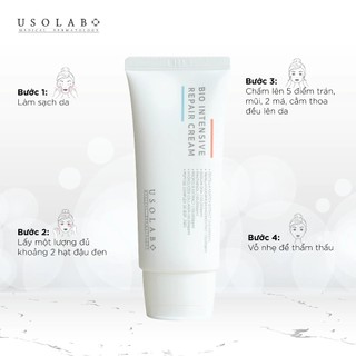 (TEM CÔNG TY) Kem dưỡng ẩm tế bào gốc USOLAB Bio Intensive Repair Cream - Phục hồi và tái tạo da, giảm kích ứng (50ml)