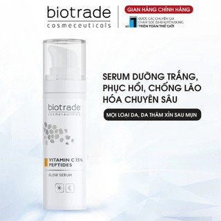 [HÀNG CÔNG TY] Tinh Chất Dưỡng Trắng, Phục Hồi Chống Lão Hóa Biotrade Vitamin C 15% Peptide Glow Serum