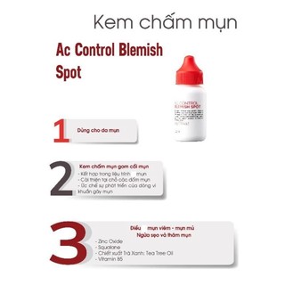(TEM CÔNG TY) Kem Chấm Mụn Giảm Mụn Viêm GoodnDoc AC Control Blemish Spot 30ml