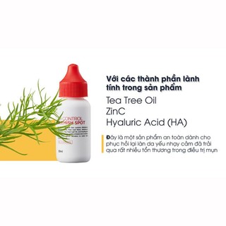 (TEM CÔNG TY) Kem Chấm Mụn Giảm Mụn Viêm GoodnDoc AC Control Blemish Spot 30ml